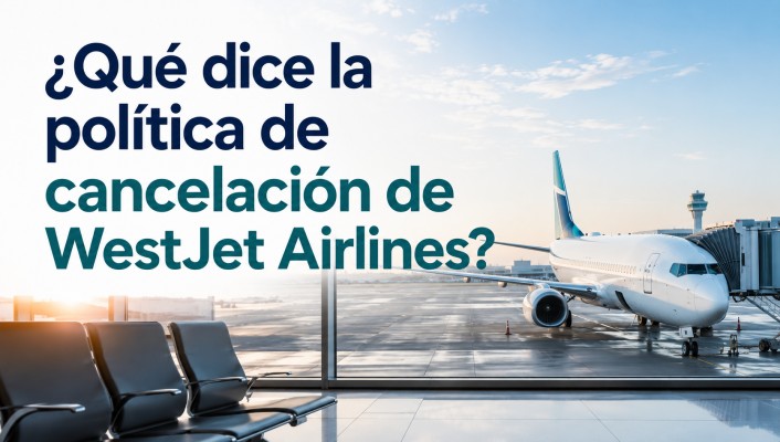 ¿Qué dice la política de cancelación de WestJet Airlines?
